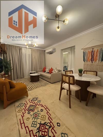 2 Bedroom Apartment for Rent in Madinaty, Cairo - شقه 80م للايجار المفروش في مدينتي بفيو مميز وايد جاردن امام الخدمات