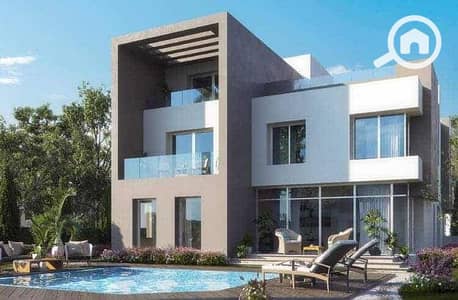 فیلا 4 غرف نوم للبيع في الشيخ زايد، الجيزة - Lake West 1. jpg