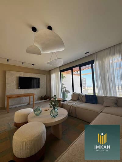 شاليه 2 غرفة نوم للبيع في الساحل الشمالي، مطروح - seashore hyde park north coast ras elhekma chalet for sale in seashore. jpg