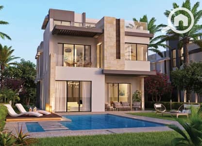 فیلا 4 غرف نوم للبيع في 6 أكتوبر، الجيزة - Villas-For-Sale-in-Tawny. png