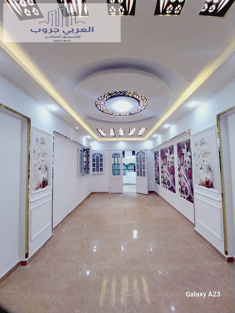 شقة فخم للبيع في الإسكندرية شاطئ النخيل خطوات قليلة من البحر مسجله