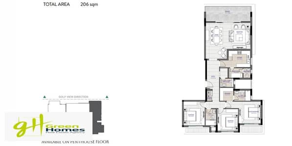 3 Bedroom Penthouse for Sale in New Cairo, Cairo - Capture. PNG