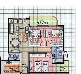 3 Bedroom Flat for Sale in New Cairo, Cairo - U808985. jpeg