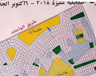 أرض سكنية  للبيع في 6 أكتوبر، الجيزة - ارض للبيع اكتوبر الجديدة شمال المطارمميزة جدا 690 م2