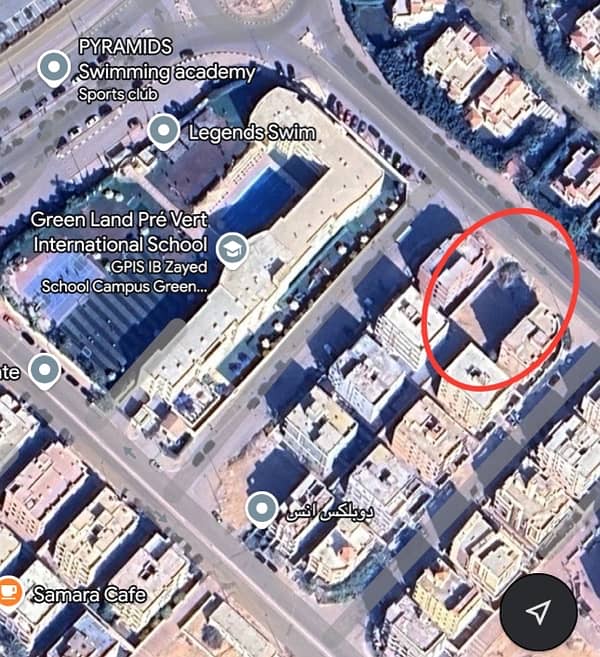 قطعه ارض سكنى اكثر تميز مركز خدمات الحى الخامس الشيخ زايد