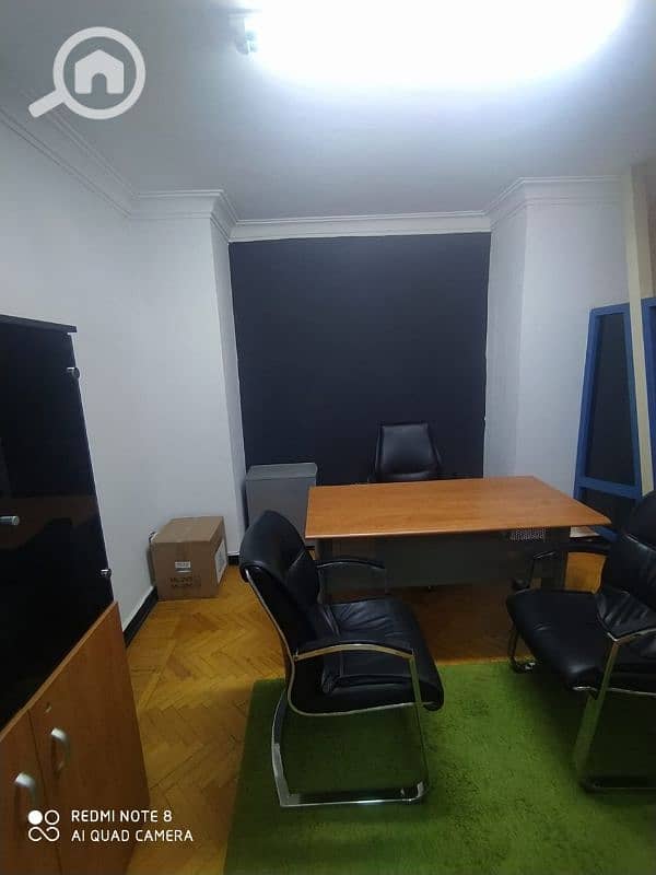 مكتب مفروش للايجار بموقع متميز مصر الجديدة