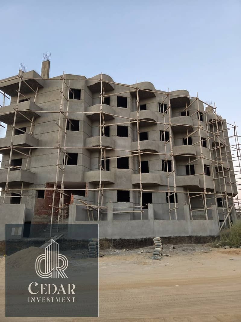 شقة للبيع امام سوديك مباشرة في بيت الوطن التكميلي 240م تقسيط سنتين