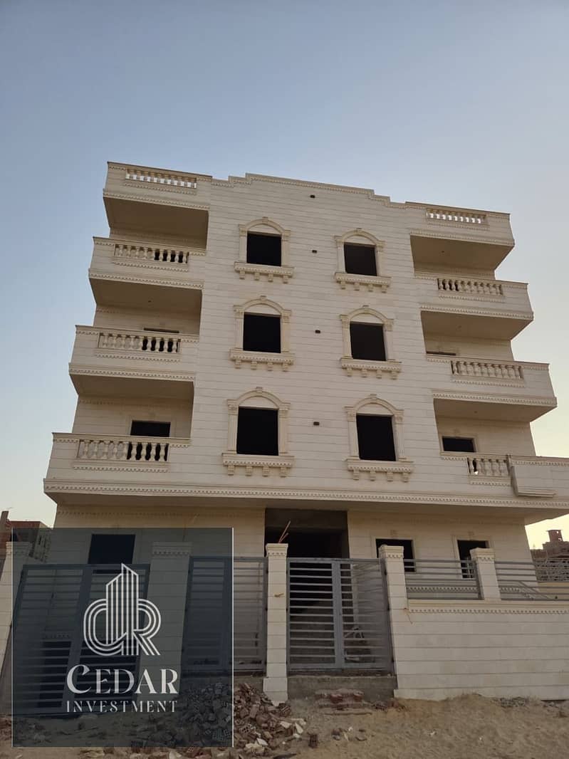 شقة للبيع امام سوديك مباشرة في بيت الوطن التكميلي 238م تقسيط علي سنتين
