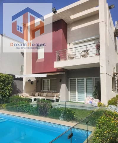 3 Bedroom Townhouse for Sale in Madinaty, Cairo - للبيع فيلا رباعية في مدينتي نموذج i-modern بحمام سباحة