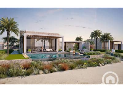 2 Bedroom Chalet for Sale in North Coast, Matruh - 2B-Back-Dusk-m4-FINAL (1). jpg