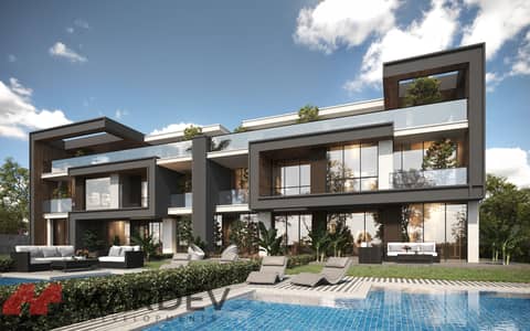 فیلا 4 غرف نوم للبيع في الشيخ زايد، الجيزة - TOWNHOUSE - LANDSCAPE. jpg