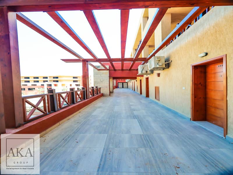 Apartment for sale in First Avenue South Side project ( 105 sqm ) in the most prestigious places in Hurghada - Red Sea by Aka Real Estate Development.