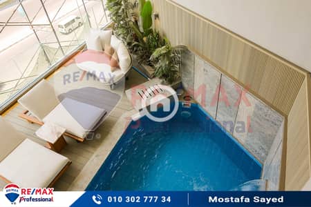 دوبلكس 3 غرف نوم للبيع في سموحة، الإسكندرية - 1. jpg