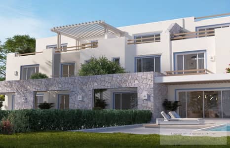 تاون هاوس 3 غرف نوم للبيع في الساحل الشمالي، مطروح - exterior---lvls-north-coast-mountain-viewjpg-1200x900_1400x900. jpg