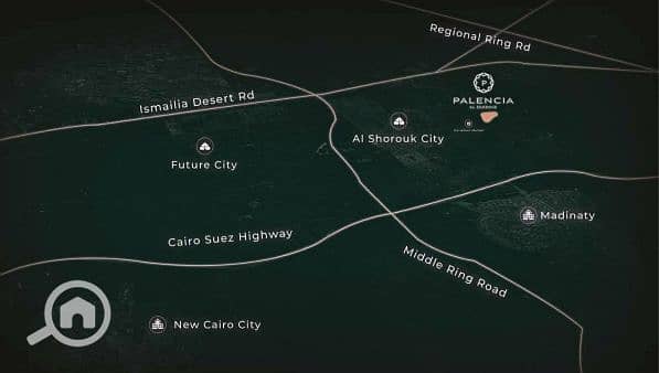 palencia location. PNG