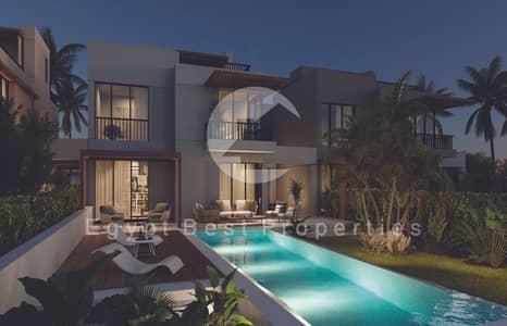 4 Bedroom Twin House for Sale in 6th of October, Giza - Orascom_-_Parkside_-_U-Villas__10_. jpg