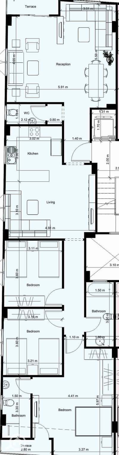 3 Bedroom Flat for Sale in New Damietta, Damietta - 1000127630. jpg