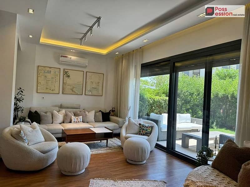 Ground floor apartment with a garden, large area, 3 rooms, fully finished, in La Vista Patio Vida Compound, with installments over 10 years, - Ansicht 2