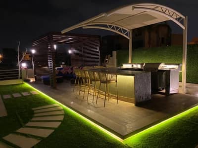 فیلا 6 غرف نوم للبيع في القاهرة الجديدة، القاهرة - from the owner ,superlux , furnished villa with pool in new Cairo