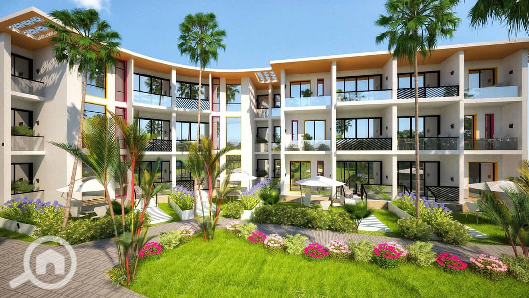 Chalet for sale in one of the most beautiful villages in Ain Sokhna — at BOHO El Sokhna with a down payment of EGP 637,000 only, featuring a stunning - Widok 3