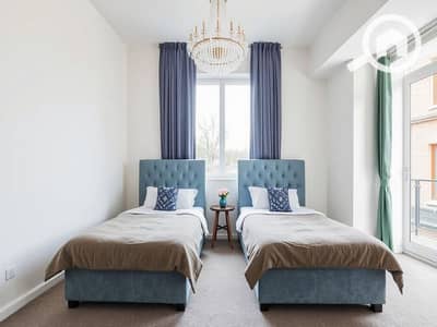 2 Bedroom Chalet for Sale in North Coast, Matruh - A beautifully styled photograph of a chic twin . . . . png