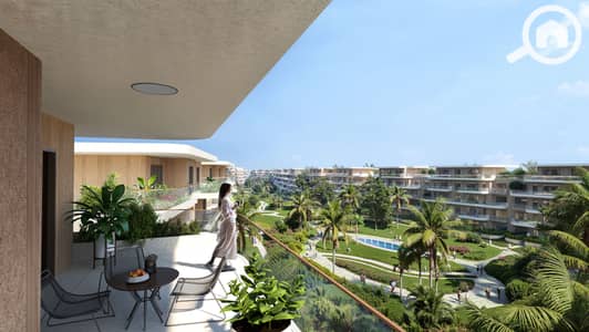 3 Bedroom Apartment for Sale in 6th of October, Giza - CAR8 - 2025 08 11 - 03 PARK VIEW FROM A TERRACE. jpg