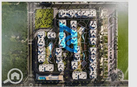 3 Bedroom Flat for Sale in Sheikh Zayed, Giza - master plan. png