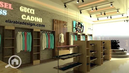 محلات تجارية  للايجار في كفر عبدو، الإسكندرية - تصميم-ديكور-محل-ملابس. jpg