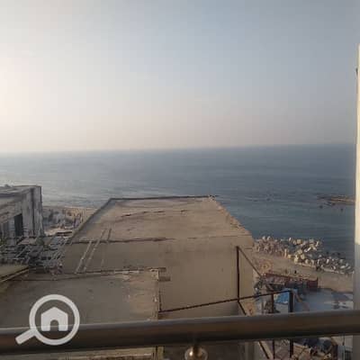2 Bedroom Flat for Sale in Miami, Alexandria - View of the sea and Miami Corniche Alexandria and the price of Lota all meters 125m
