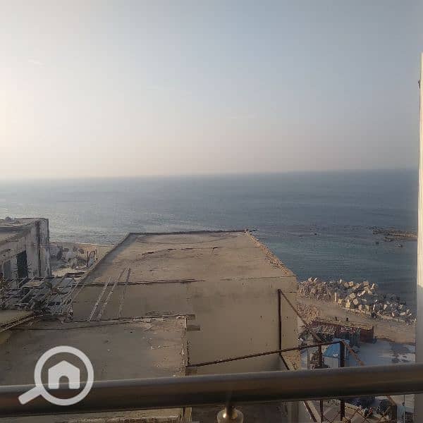 View of the sea and Miami Corniche Alexandria and the price of Lota all meters 125m