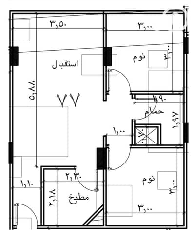 فلیٹ 2 غرفة نوم للبيع في حدائق الاهرام، الجيزة - 1000857689. png