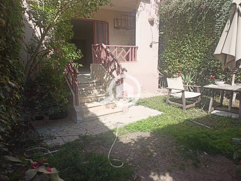 For sale, a 200m apartment with a garden in Phase Five of Al-Rehab. Priced to sell, a distinguished location with a wide garden close to the club.