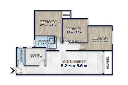 3 Bedroom Flat for Sale in Smoha, Alexandria - b_05. jpg