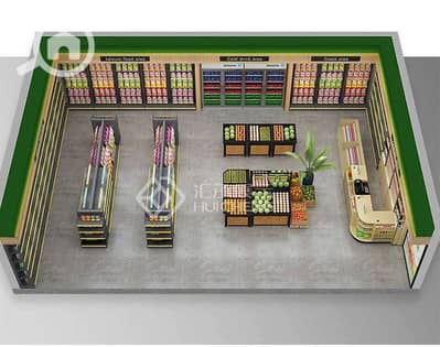 Retail for Sale in Sheikh Zayed, Giza - Grocery Store Supermarket Display Shelves. jpg