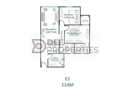 2 Bedroom Flat for Sale in Smoha, Alexandria - IMG-20251005-WA0041. jpg
