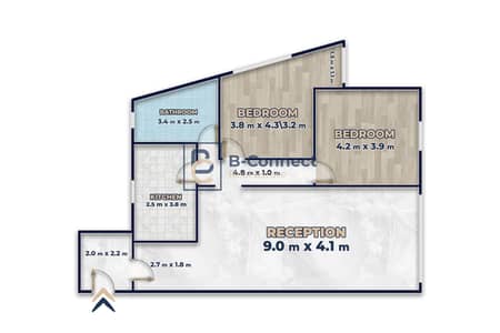 2 Bedroom Apartment for Sale in Smoha, Alexandria - B_06. jpg