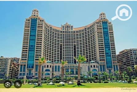 شقة فندقية 3 غرف نوم للبيع في سان ستيفانو، الإسكندرية - للبيع شقة فاخرة برج الفور سيزون ١٤٠م مالك اول سان ستيفانو جراند بلازا