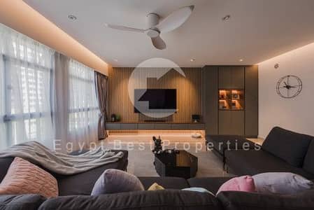 شقة 3 غرف نوم للبيع في القاهرة الجديدة، القاهرة - contemporary-living-room. jpg