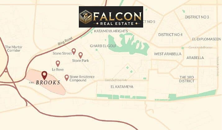 11 The-Brooks-New-Cairo-Compound-Location. jpg