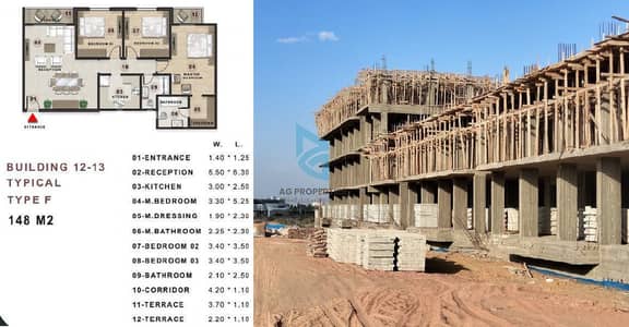 3 Bedroom Apartment for Sale in Sheikh Zayed, Giza - rovaann 144 sqm. jpg
