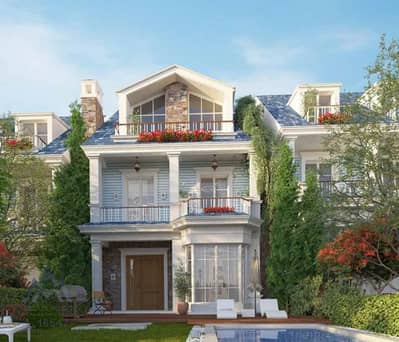 4 Bedroom Villa for Sale in Mostakbal City, Cairo - فيلا مستقلة ريسيل 350م جاهزة متشطبة بحديقة وروف (7). png