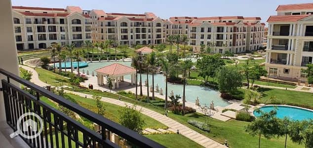 3 Bedroom Flat for Sale in New Cairo, Cairo - Apartment for sale, decorated inside the Regents Park compound, with installment payment over 7 years with facilities.
