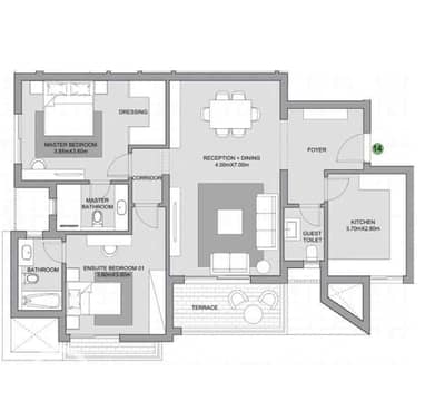 فلیٹ 2 غرفة نوم للبيع في الشيخ زايد، الجيزة - IMG_5047. jpg