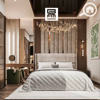 فیلا 5 غرف نوم للايجار في القاهرة الجديدة، القاهرة - Master bedroom 11. jpeg