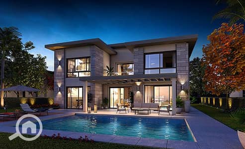 4 Bedroom Villa for Sale in New Cairo, Cairo - 1554320728-TYPE-D-DUSK-01. jpg