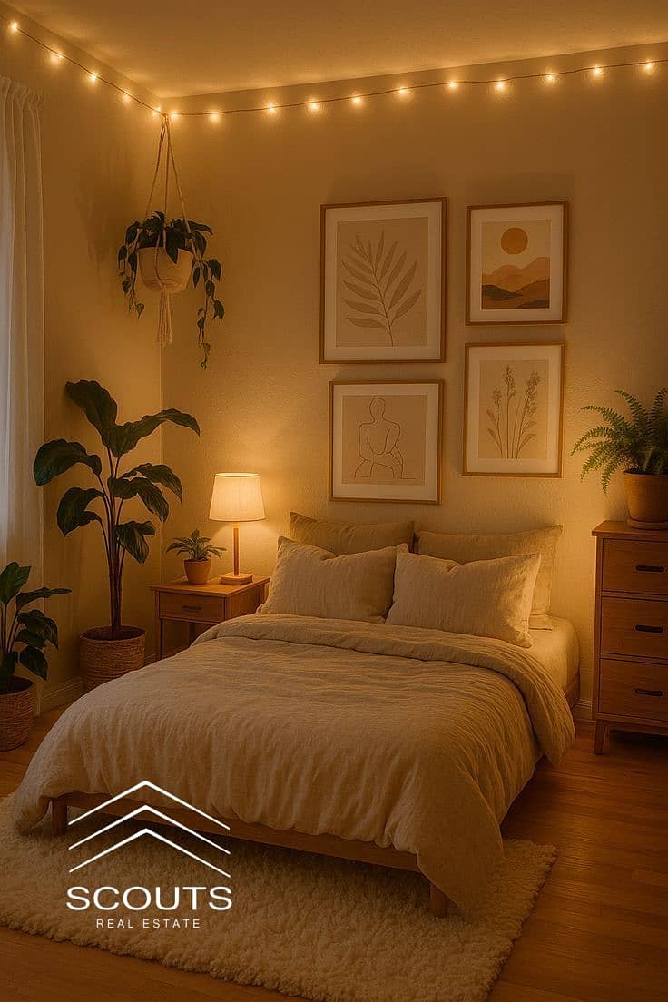 10 Create a charming and cozy bedroom with warm…. jpeg