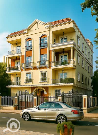 3 Bedroom Apartment for Sale in New Cairo, Cairo - 20251022_1330_مبنى كلاسيكي_remix_01k85qcgk4e8b8c1n3b4vqmn8z. png