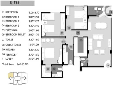 شقة 3 غرف نوم للبيع في الشيخ زايد، الجيزة - WhatsApp Image 2025-10-16 at 12.41. 55 PM. jpeg