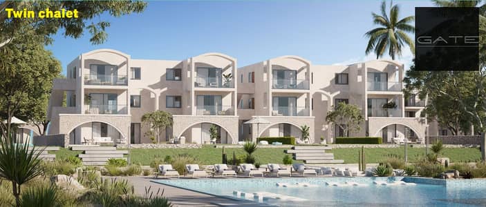 شاليه 3 غرف نوم للبيع في الساحل الشمالي، مطروح - salt_twin_chalet. png