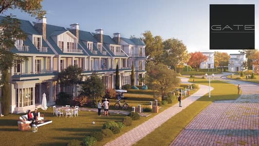 اي فيلا 4 غرف نوم للبيع في القاهرة الجديدة، القاهرة - 1Townhouse Park Street View - Copy. jpg